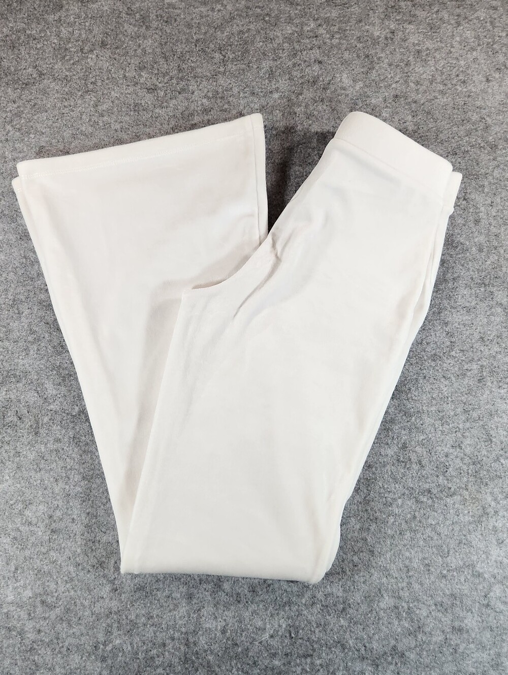 Hello Kitty Cream Wide Leg Pants with Rhinestone Script Medium - Picture 6 of 10
